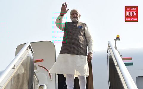 ஆஸ்திரேலியா சென்றார் பிரதமர் மோடி...!