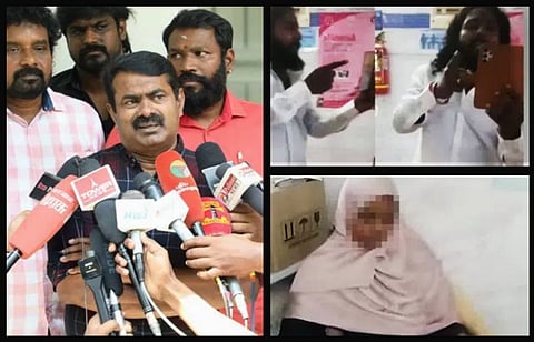 " மதவெறுப்பு கொடுஞ்செயல்கள் தற்போது தமிழ்நாட்டிலும் தொடங்கியிருப்பது வெட்கக்கேடானது " - சீமான்.