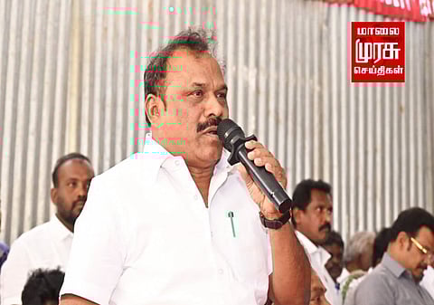 " தொழில்துறையில் தமிழ்நாடு 11 -ல் இருந்து 3 -வது இடத்திற்கு முன்னேறி உள்ளது " - அமைச்சர் சி வி கணேசன்.