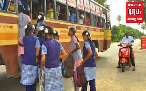 பள்ளி, கல்லூரி மாணவர்களுக்கு ஒரு குட் நியூஸ்...போக்குவரத்துத் துறை அறிவிப்பு!