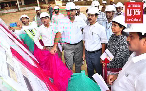 சிப்காட் மற்றும் டிட்கோ நிறுவனங்களின் திட்டப் பணிகளை ஆய்வு செய்தார் இறையன்பு!