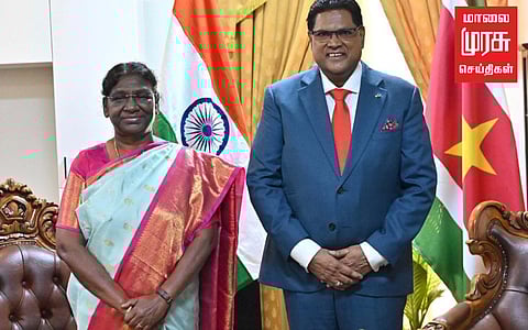 குடியரசு தலைவருக்கு சுரினாம் நாட்டின் உயரிய விருது!