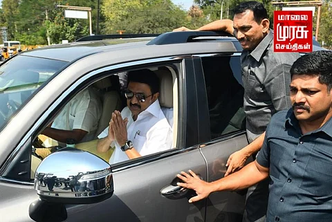 தமிழ்நாடு முதலமைச்சர் வருகை: சேலத்தில் சாலை ஓரங்களில் புதிதாக மரக்கன்றுகள்...!