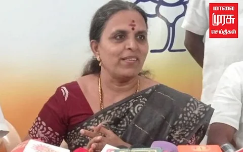 ”தமிழுக்கு செய்தவற்றை முதலில் முதலமைச்சர் கூறட்டும்” பா.ஜ.க. மகளிரணி தலைவி பேட்டி!