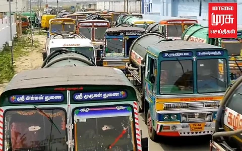 3 வது நாளாக தொடரும் கழிவுநீர் லாரி உரிமையாளர்கள் போராட்டம்.!