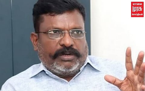 விசிக தலைவர் திருமாவளவன் மீது வழக்குப்பதிவு...காரணம் என்ன?