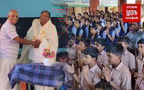 அரசே உதவி செய்யாத அரசு பள்ளிக்கு, சமூக ஆர்வலர் செய்த உதவி!