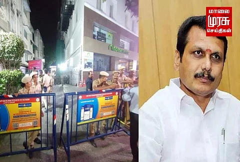 அமைச்சர் செந்தில் பாலாஜி அனுமதி...! காவேரி மருத்துவமனையில் கூடுதல் போலீஸ் பாதுகாப்பு....!