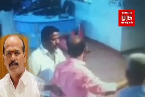 தனியார் தொழிற்சாலையிடம் மாமூல் கேட்டு ரகளையில் ஈடுபட்ட திமுக நகர செயலாளர்!