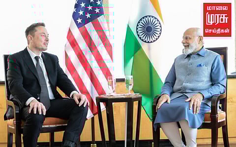 "நான் மோடியின் ரசிகன்" எலான் மஸ்க் புகழாரம்!