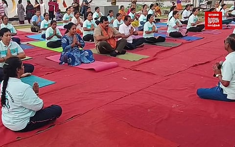 "யோகா, மத சம்மந்தமான விசயம் கிடையாது, ஆரோக்கியம் தொடர்பானது": வானதி சீனிவாசன் பேச்சு!