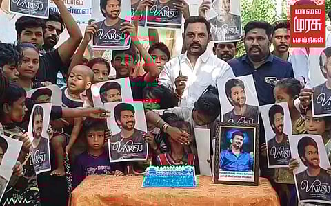 நடிகர் விஜயின் பிறந்த நாளை கோலாகலமாக கொண்டாடி வரும் விஜய் மக்கள் இயக்கத்தினர்...!