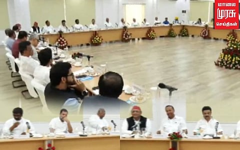 நாடாளுமன்ற தேர்தலை ஓர் அணியில் எதிர்கொள்ள முடிவு? கூட்டத்தில் ஆலோசிக்கப்பட்டதாக தகவல்!