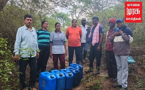 '4,000 லிட்டர் கள்ளச்சாராய ஊறல்கள் அழிப்பு' தமிழக ஆந்திர போலீசார் கூட்டு நடவடிக்கை!