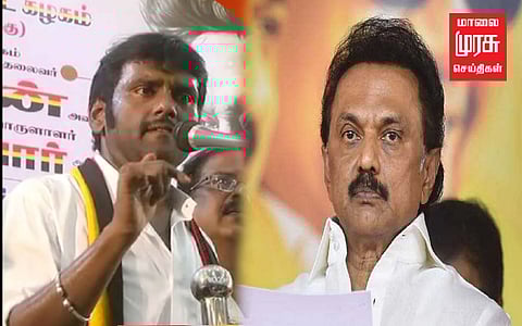 ”தமிழ்நாடு அரசு வெள்ளை அறிக்கை வெளியிட வேண்டும்” - தேமுதிக இளைஞர் அணி சார்பில் வலியுறுத்தல்.