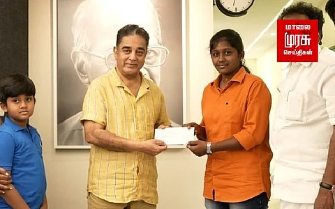 ஓட்டுநர் ஷர்மிளாவிற்கு கார் வழங்கிய கமலஹாசன்!