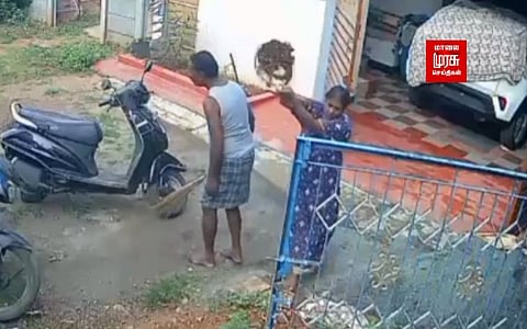 குப்பை கொட்டுவதில் ஏற்பட்ட தகராறு... குடுமிப்பிடி சண்டை போட்ட பெண்கள்!!!
