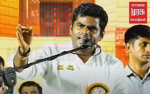 மதுரை வேளாண் பல்கலைக்கழகம் எங்கே? உதயநிதி பாணியில் செங்கலை காண்பித்த அண்ணாமலை...!