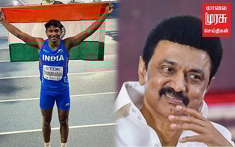 ஆசியாவின் சிறந்த தடகள வீரராக தேர்வு செய்யப்பட்ட மதுரை இளைஞர்; முதலமைச்சர் வாழ்த்து!