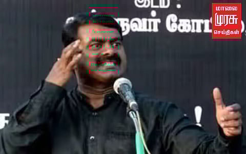"அதிகாரம் என்னிடம் வரும்போது பேனா சிலையை உடைப்பேன்" சீமான் எச்சரிக்கை!