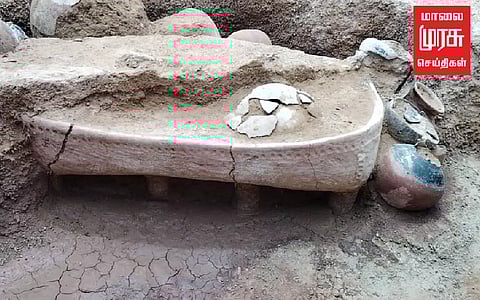 கீழ்நமண்டி அகழாய்வு; 2500 ஆண்டுகளுக்கு முந்தைய ஈமப் பேழைகள் கண்டுபிடிப்பு!