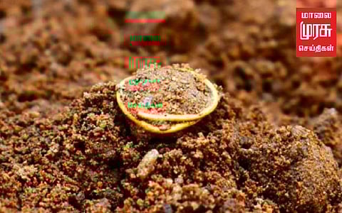 கீழடியில் தங்க கம்பி, காளை பொம்மை உள்ளிட்ட பொருட்கள் கண்டெடுப்பு...!