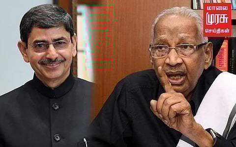 "ஆளுநரின் அரசியல் சண்டித்தனம்... தமிழ்நாட்டு மக்களுக்கு எதிரான ஓர் அரசியல் வன்மம்" கி.வீரமணி காட்டம்!