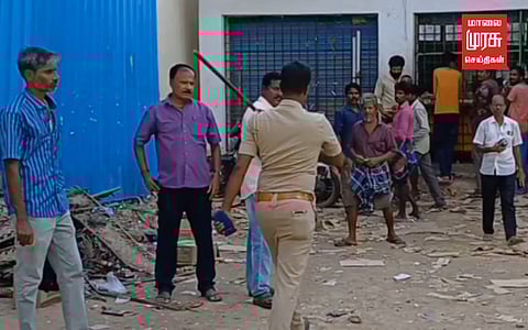 பாட்டிலுக்கு 10ரூ கூடுதல் என தட்டிக்கேட்ட மதுபிரியர்...கண்மூடித்தனமாக தாக்கிய காவலர்!!