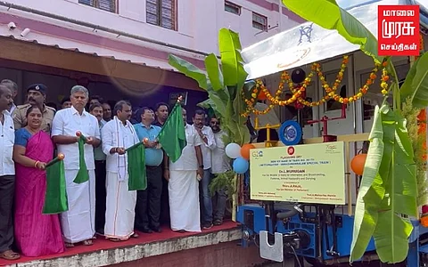 புதிய வடிவில் உருவாக்கப்பட்டுள்ள உதகை மலை ரயில்...கொடியசைத்து தொடங்கி வைத்த எல்.முருகன்!