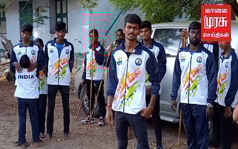 சிவகாசி- சர்வதேச அளவிலான சிலம்பப் போட்டி! தங்கம் ,வெள்ளி பதக்கங்களை வென்ற மாணவ- மாணவிகள்!!