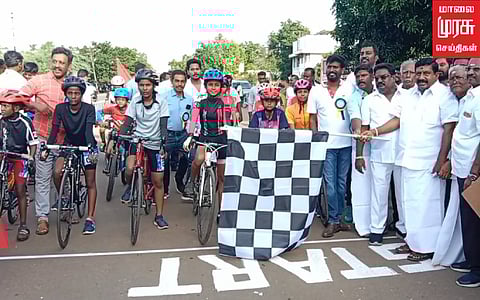 மாநில அளவிலான சைக்கிளிங் போட்டியில் கோவை முதலிடம்!