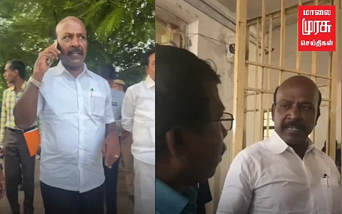மருத்துவமனையில் அமைச்சர் ஆய்வு... இருவர் சஸ்பெண்ட்!!