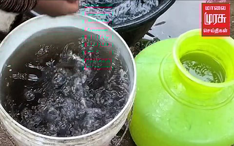 குடிநீரில் கழிவுநீர் கலக்கும் அவலம்...பரிதவிக்கும் கிராம மக்கள்!