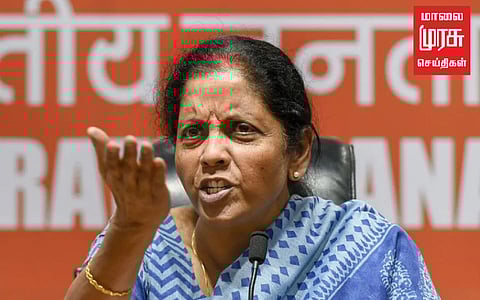 "மணிப்பூர் விவகாரத்தில் எதிர்கட்சிகள் முதலைக் கண்ணீர்" நிர்மலா சீதாராமன்!!