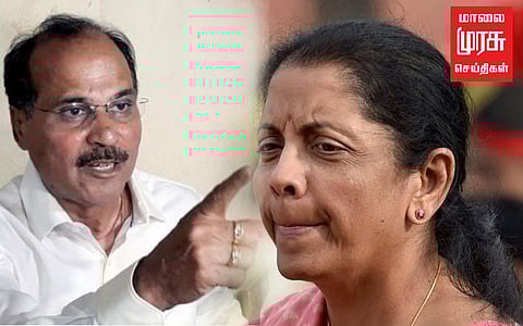 "நிர்மலா சீதாராமன் ஒரு போலி அமைச்சர்" ஆதிர் ரஞ்சன் சவுத்ரி விமர்சனம்!!