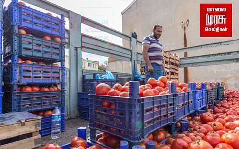 தக்காளியுடன் மாயமான லாரி கண்டுபிடிப்பு!