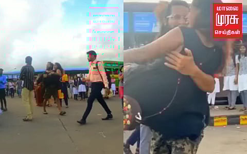 ரீல்ஸ் அட்ராசிட்டிஸ்...சினிமா பாணியில் இளம்பெண்ணை தூக்கி சென்ற இளைஞர்! முகம் சுழிக்க வைத்த காதலர்!