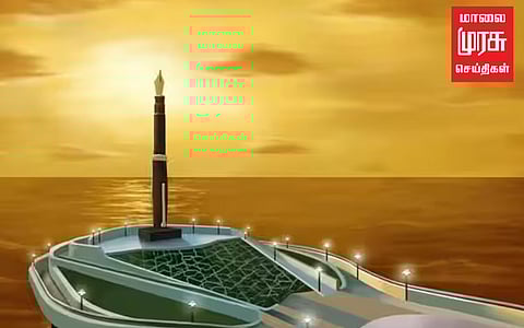 பேனா நினைவுச் சின்னத்தின் முதற்கட்ட பணிகள் தொடக்கம் - எ.வ.வேலு!