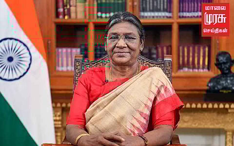 சென்னை வரும் குடியரசு தலைவர்... வரவேற்கும் முதலமைச்சர் ஸ்டாலின்!!