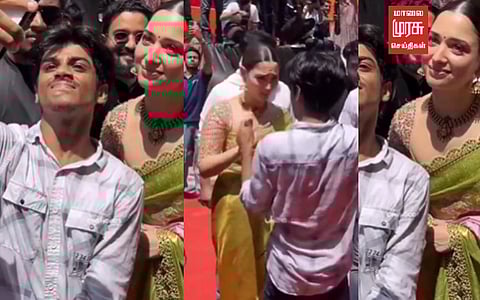 ஓடி வந்து கை கொடுத்த ரசிகருக்கு ஷாக் கொடுத்த தமன்னா...மில்க் பியூட்டியின் செயலை பாராட்டும் நெட்டிசன்கள்!