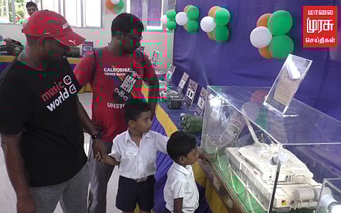 2 நாட்கள் நடைபெறும் ராணுவ தளவாட கண்காட்சி...பீரங்கி வாகனங்களின் லைவ் டெமோ!!