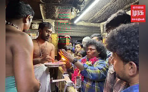 பழனி தண்டாயுதபாணி சுவாமி கோயிலில் நடிகர் யோகி பாபு சாமி தரிசனம்..!