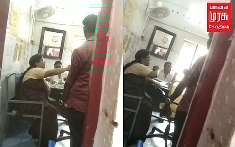 வடமாநில பயணியை கன்னத்தில் அறைந்த விவகாரத்தில்,...ரயில்வே அதிகாரிகள் சஸ்பெண்ட்