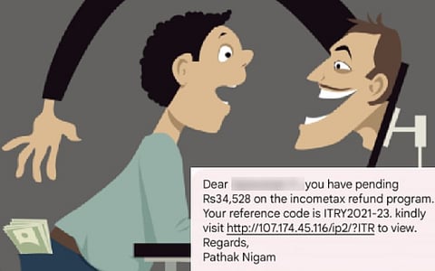 "வருமான வரி திரும்பப்பெறுதல்" என்ற பெயரில் ஒரு புதிய இணைய மோசடி!!