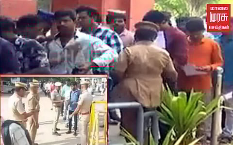 தமிழ்நாடு காவல்துறை உதவி ஆய்வாளர் பணிக்கான எழுத்துத்தேர்வு தொடங்கியது!