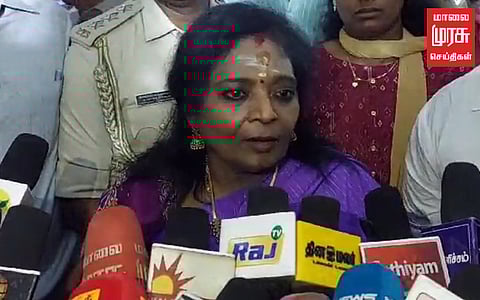 ”சன்னாக இருப்பதால் மட்டுமே பதவிக்கு வருபவர்களுக்கு, சன்னியாசியாக பதவிக்கு வருபவர்களை பற்றி தெரியாது” தமிழிசை!