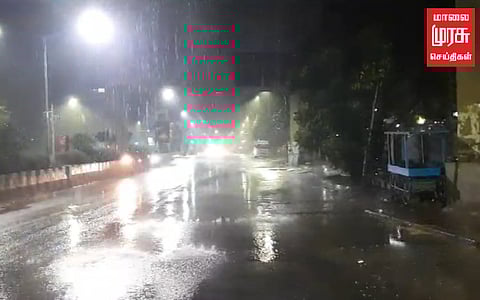 அதிகாலையில் வெளுத்து வாங்கிய மழை...வெப்பம் தணிந்து குளிர்ச்சியான சூழல்...மகிழ்ச்சியில் சென்னை வாசிகள்!