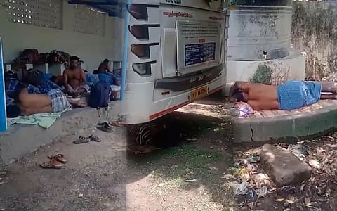இரவு முழுவதும் கண் விழித்து வாகனம் ஒட்டினாலும், பயணம் முடிந்து ஓய்வெடுக்க இடமில்லை!!