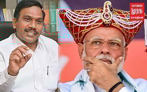 "பாஜக மற்றும் ஆர்.எஸ்.எஸ் தலைவர்களை விட ஆங்கிலேயர்கள் யோக்கியர்கள்" ஆ.ராசா எம்.பி!!