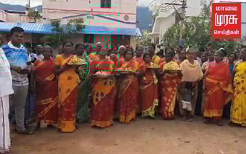 கோயிலில் நுழைய முயன்ற பட்டியலின மக்கள் தடுத்து நிறுத்தம்!